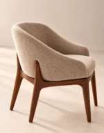 Modern Beige Lounge Chair