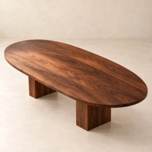 Walnut Oval Table